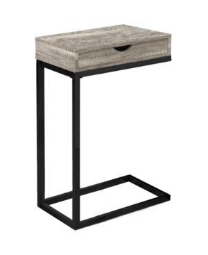 Monarch Specialties Accent Table -Reclaimed Drawer