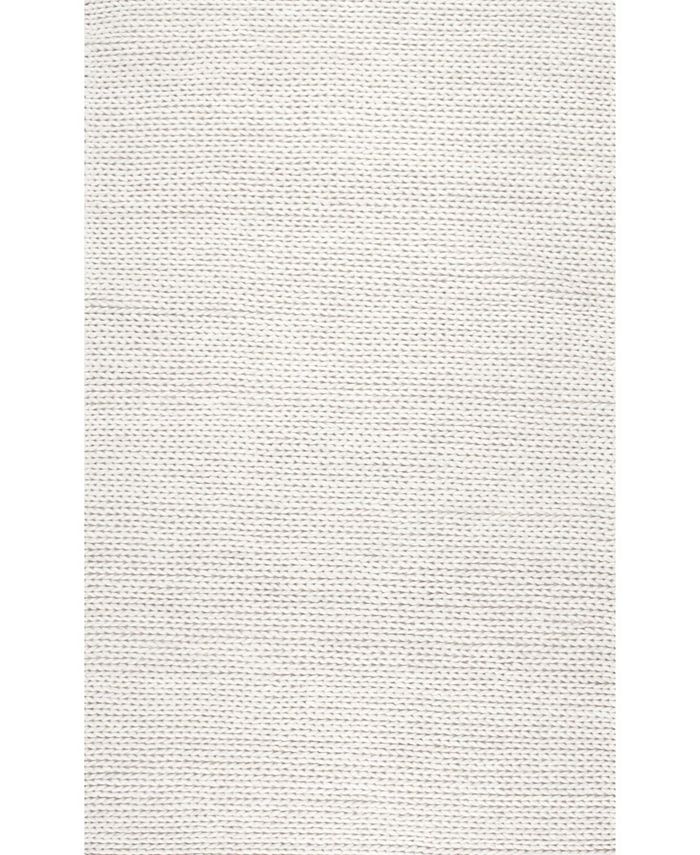 Textures Veronica Wool Braided Off White Rug
