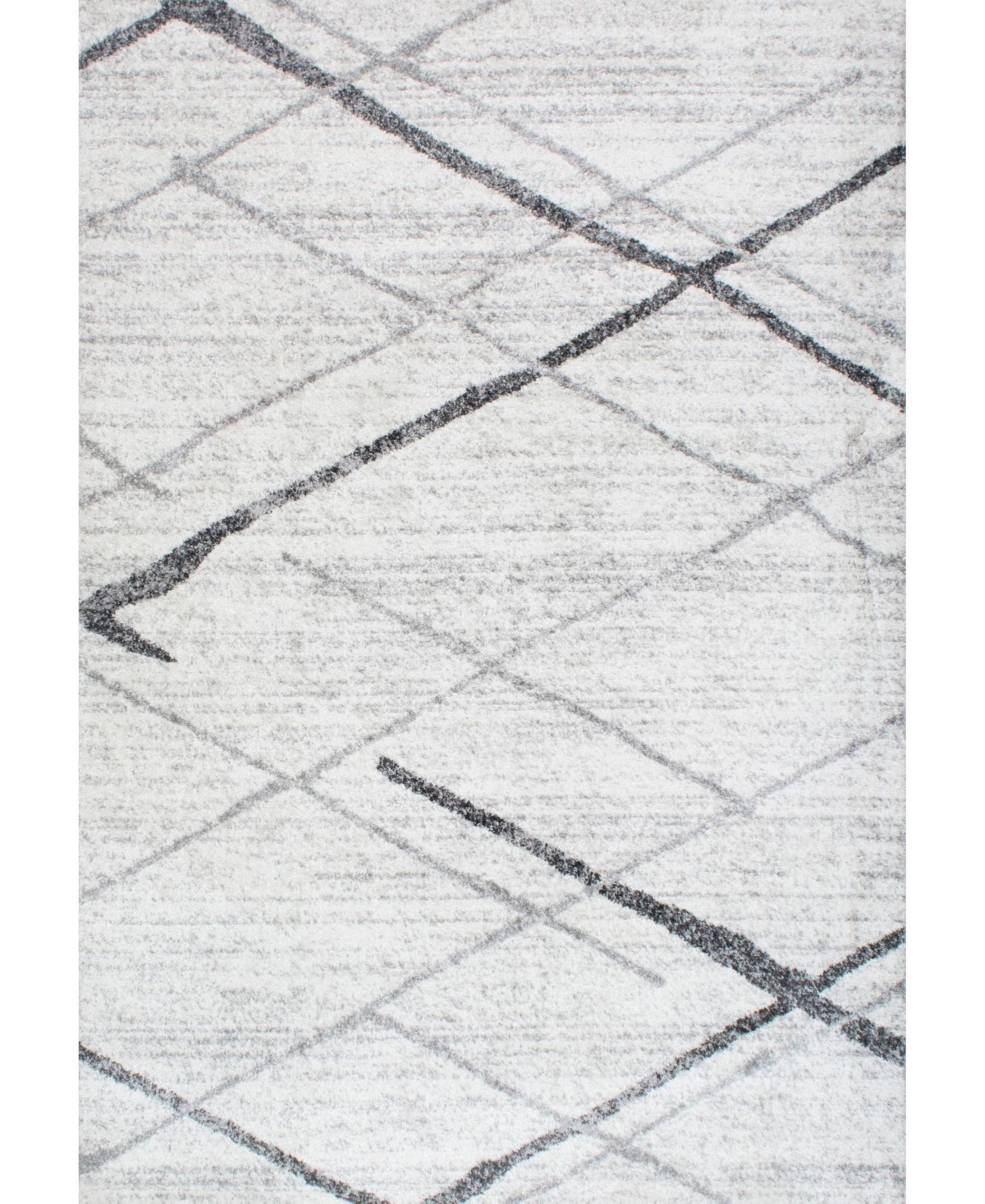 nuLoom Smoky Contemporary Thigpen 8'2in x 11'6in Area Rug - Gray