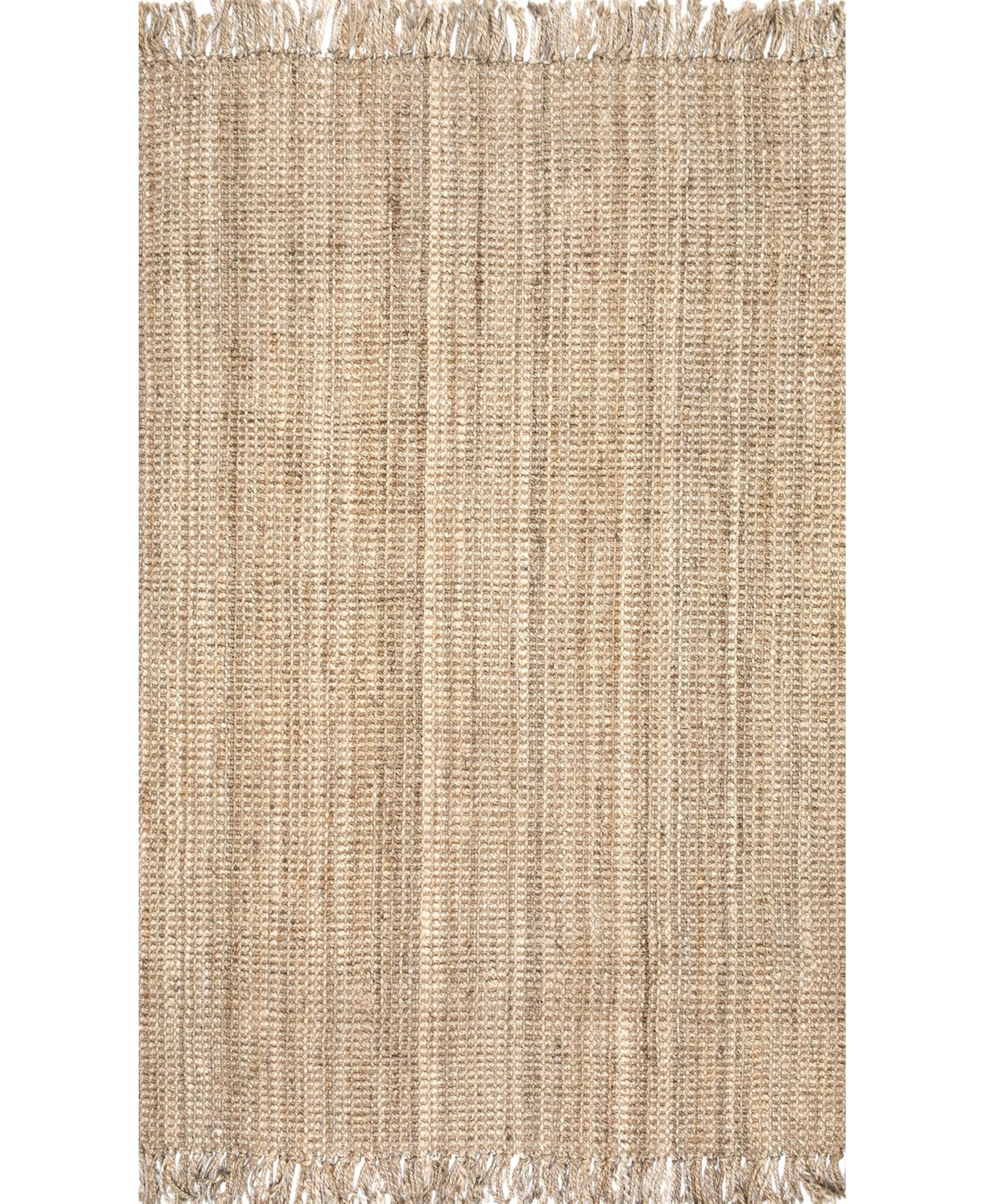 nuLoom Natura Natura Collection Chunky Loop 8'6in x 11'6in Area Rug - Natural