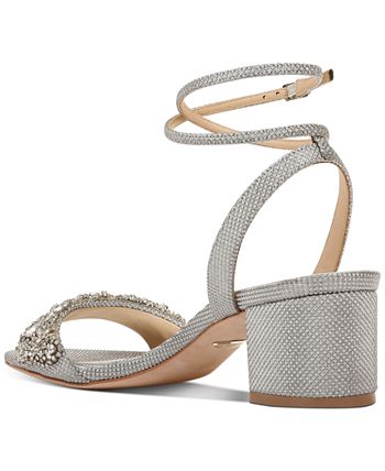 Badgley mischka jada embellished hot sale sandal