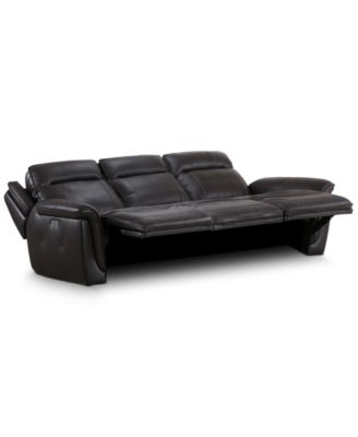 Lenardo 3-Pc. Leather Sofa with 3 Power Motion Recliners
