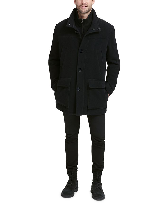 Cole haan men's twill bibby overcoat best sale