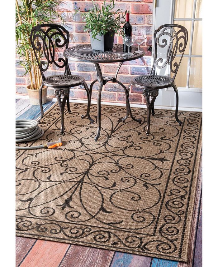 nuLoom Dawn Kathleen Krem Brown 8'6" x 13' Area Rug Macy's