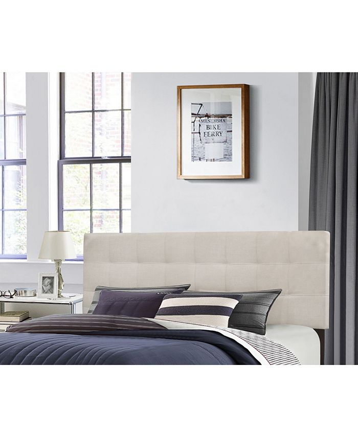 Hillsdale Delaney Full/Queen Upholstered Headboard with Metal Bed Frame