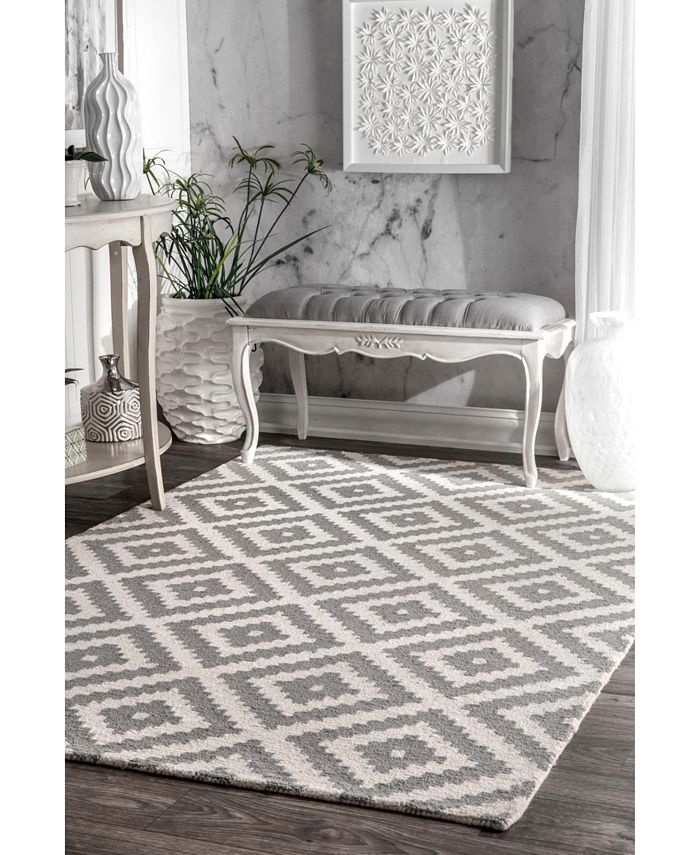 nuLoom Harmony Contemporary Kellee Gray 6' x 9' Area Rug Macy's