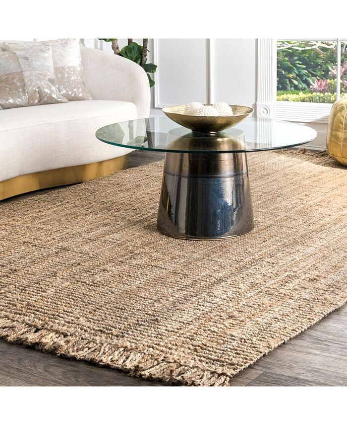 nuLoom Natura Natura Collection Chunky Loop 3' x 5' Area Rug Macy's