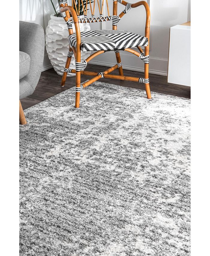 nuLoom Smoky Misty Shades Deedra Gray 4' x 6' Area Rug Macy's