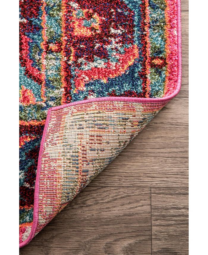 nuLoom Casablanca Vintage-Inspired Corbett Boho Multi 6'7