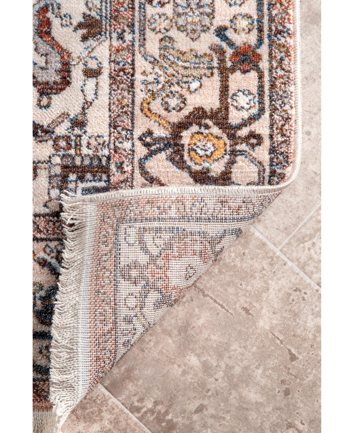 nuLoom Mystic Ehtel Medallion Fringe Area Rug
