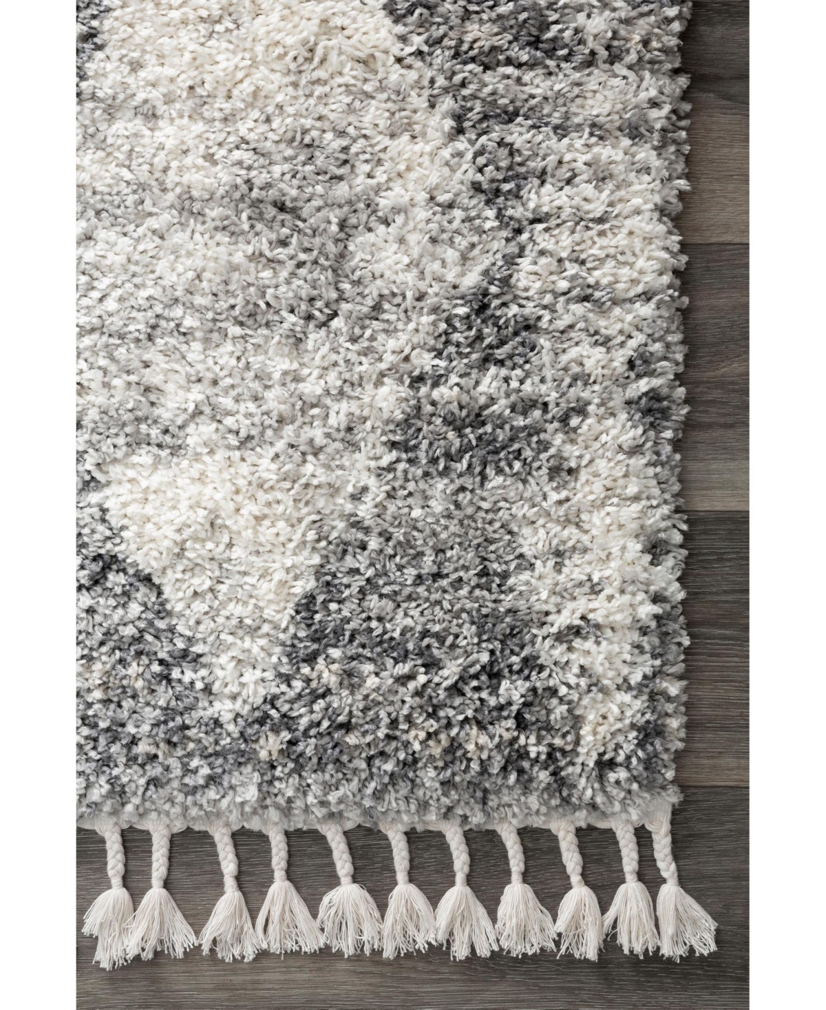 nuLoom Ellis Selah DiamondArea Rug - Gray