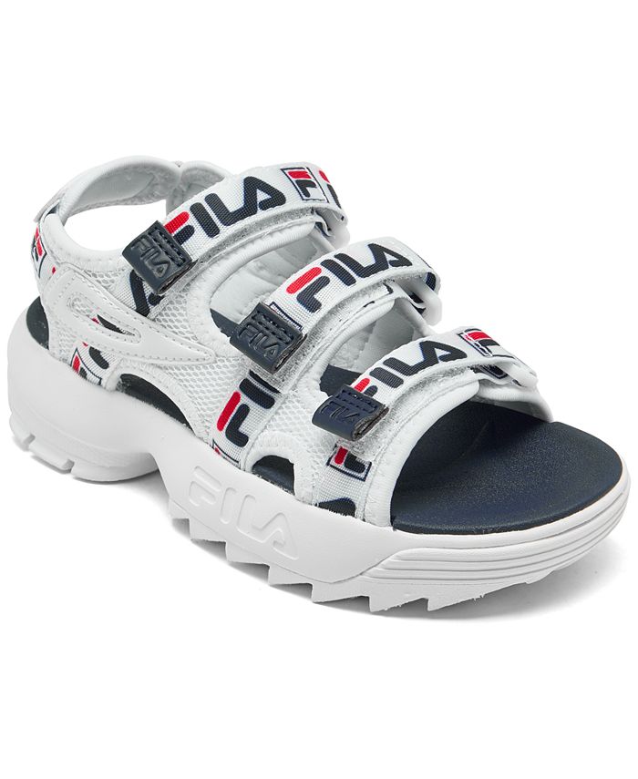 Fila Little Kids Disruptor Athletic Sandals from Finish Line - Macy's