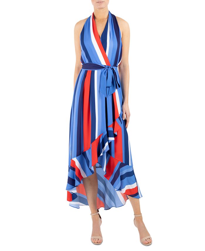 julia jordan Striped High-Low Maxi Dress & Reviews - Dresses - Women ...