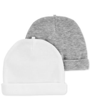 Carter's Baby Boy or Girl 2-Pk Solid Hats
