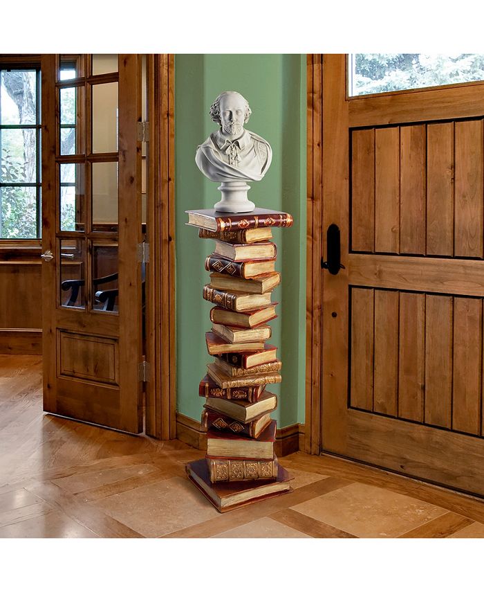 Design Toscano Power of Books Sculptural Pedestal Column - Macy's