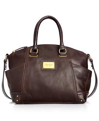 Tignanello Handbag, Classic Revival Leather Satchel - Handbags ...