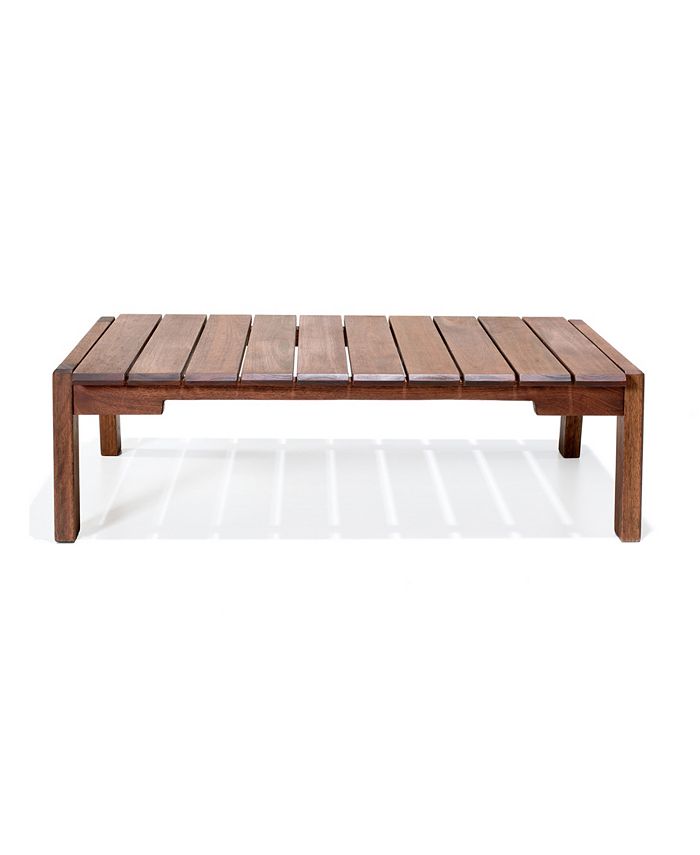 Alaterre Furniture Otero Eucalyptus Wood Outdoor Coffee Table Macy's