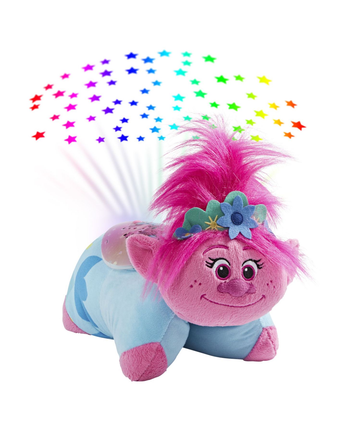 Детская мягкая игрушка Pillow Pets Dreamworks Trolls 2 Poppy Sleeptime Lite Plush Toy — фото 4