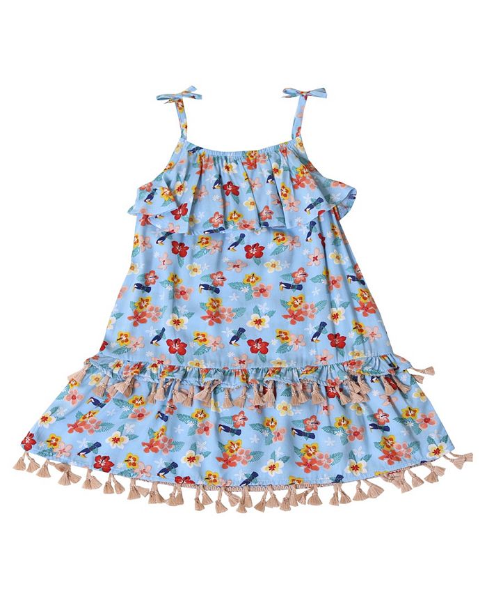 Kinderkind Toddler Girls Hibiscus Dress - Macy's