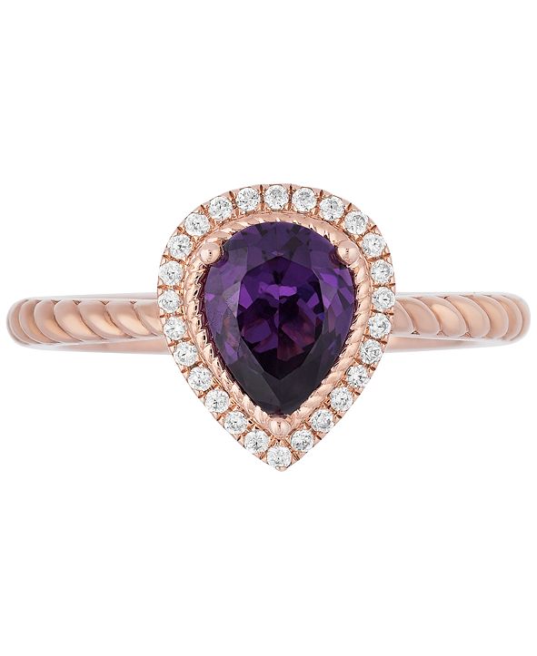 Enchanted Disney Fine Jewelry Enchanted Disney Amethyst (7/8 ct. t.w