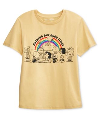 Peanuts - Juniors' Nothing But Good Times Graphic T-Shirt