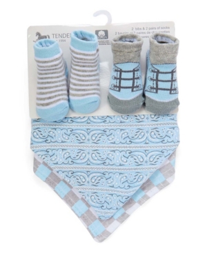 Tendertyme 4 Piece Bibs and Socks Set