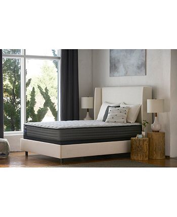 Sealy posturepedic plus shore drive 14 plush euro sales pillowtop mattress