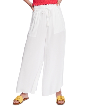 Image of 1.state Crinkled Wide-Leg Pants