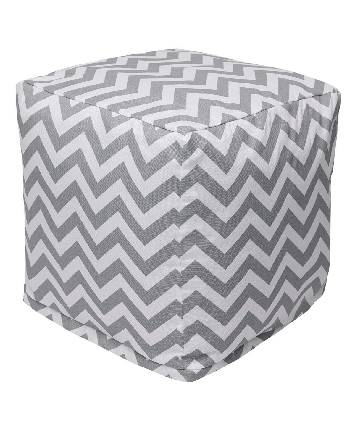 UPC 859072201552 product image for Majestic Home Goods Chevron Ottoman Pouf Cube with Removable Cover 17