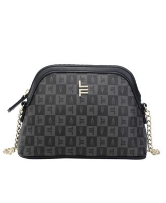 london fog black purse