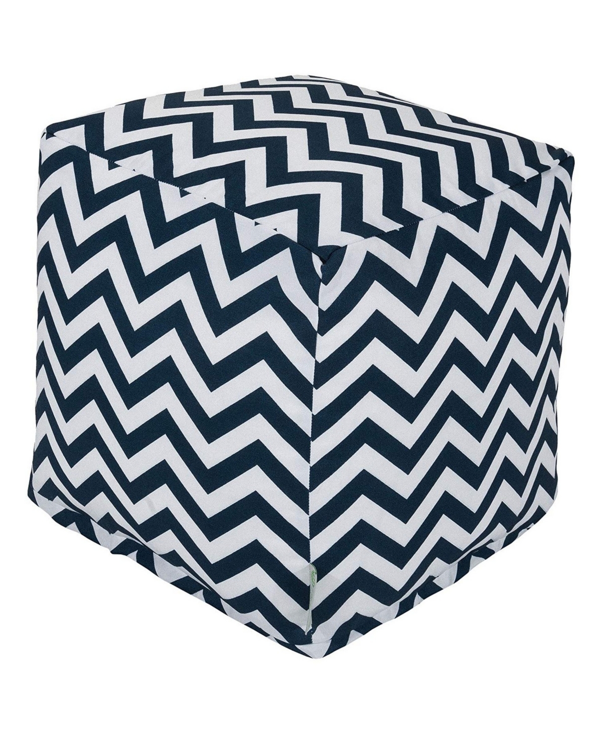 UPC 859072201989 product image for Majestic Home Goods Chevron Ottoman Pouf Cube with Removable Cover 17