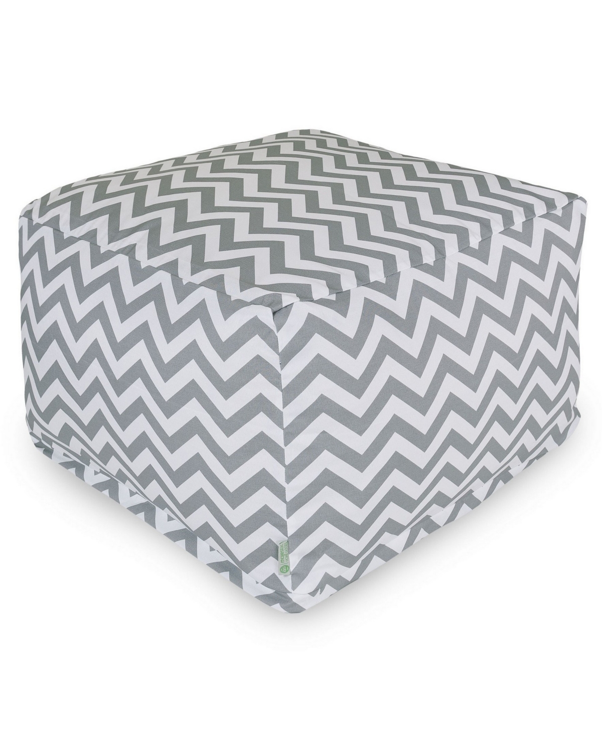UPC 859072202559 product image for Majestic Home Goods Chevron Ottoman Square Pouf with Removable Cover 27