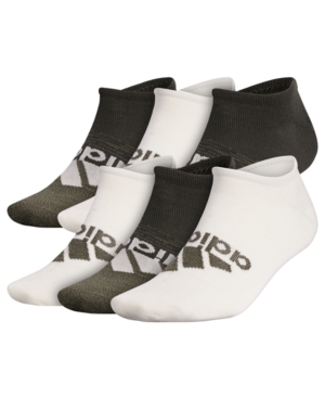 adidas Men's Superlite 6-Pk No-Show Socks