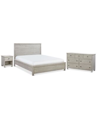 Canyon White Platform 3-Pc. Bedroom Set (California King Bed, Dresser & Nightstand), Created for Macy's 