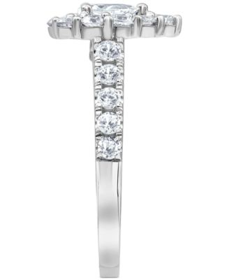 Certified Diamond Pear Halo Bridal Set (2 ct. t.w.) in 18k White, Yellow or Rose Gold