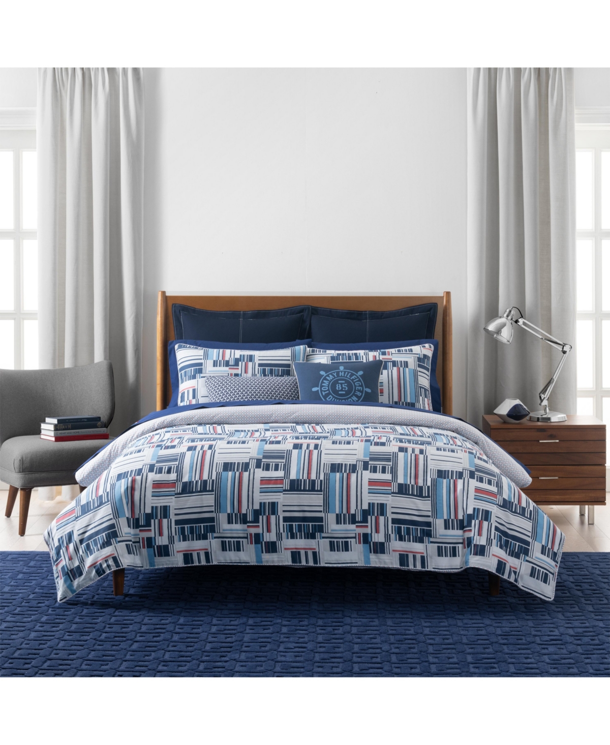 Tommy Hilfiger Ditch Plains Full/Queen Comforter Set Bedding