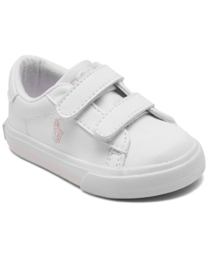 Polo Ralph Lauren Toddler Girls Easten Ii Ez Stay-Put Casual Sneakers from Finish Line