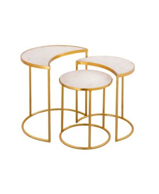 Crescent Nesting Tables, Set of 3
