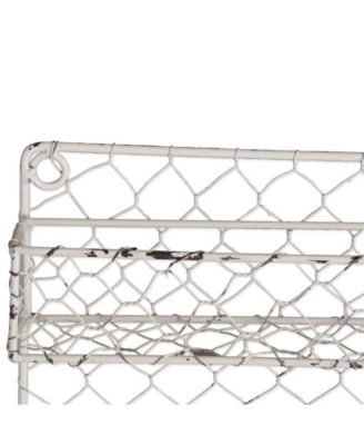 4 Row Chicken Wire Spice Rack