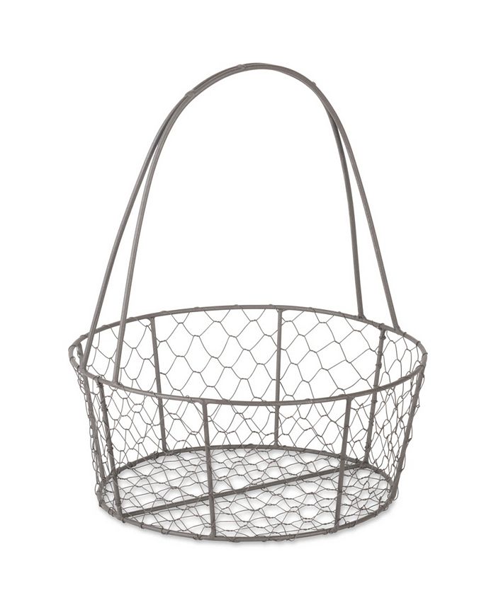 Design Imports Round Nested Chicken Wire Basket Set 3 - Macy's