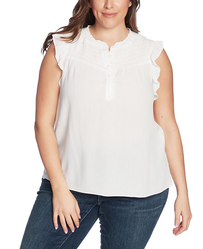 Smocked yoke top top