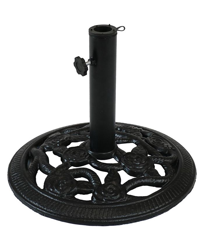 Sunnydaze Decor Cast Iron Patio Umbrella Base 16" Diameter Macy's