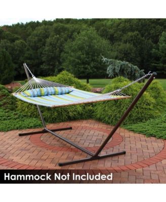 Large 2-Person Hammock Stand with Heavy-Duty Steel Beam Construction