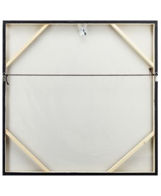 Crystal Wave Textured Metallic Hand Painted Wall Art by Martin Edwards, 36" x 36" x 1.5"