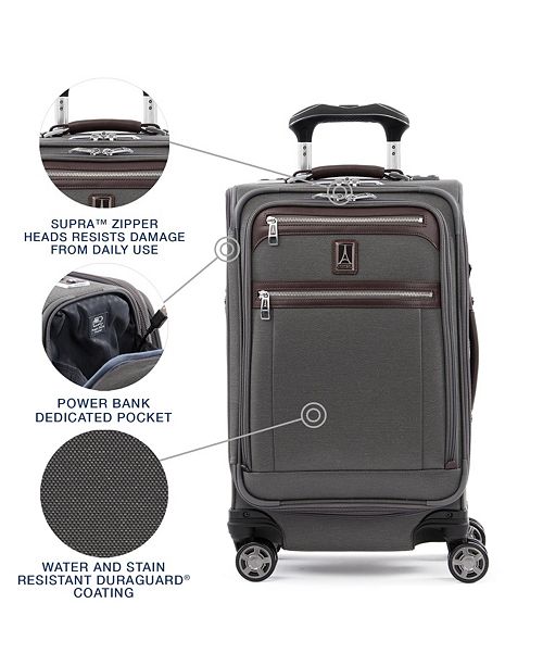 Travelpro Platinum Elite 21 Softside Carry On Spinner Reviews Luggage Macy S