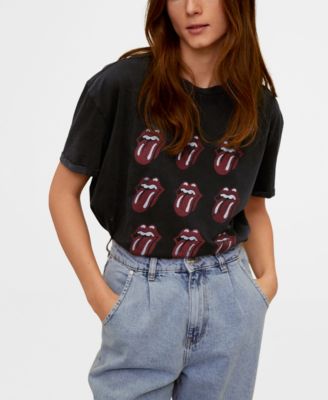 ladies rolling stones t shirt