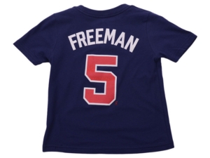 Nike Atlanta Braves Kids Freddie Freeman Name and Number Player T-Shirt