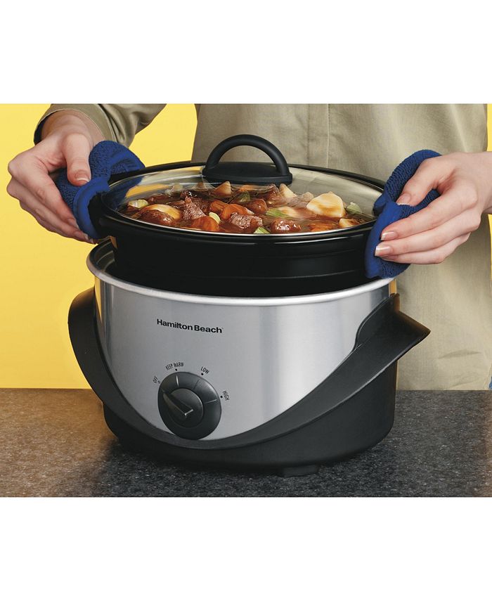 Hamilton Beach 4Qt. Oval Slow Cooker Macy