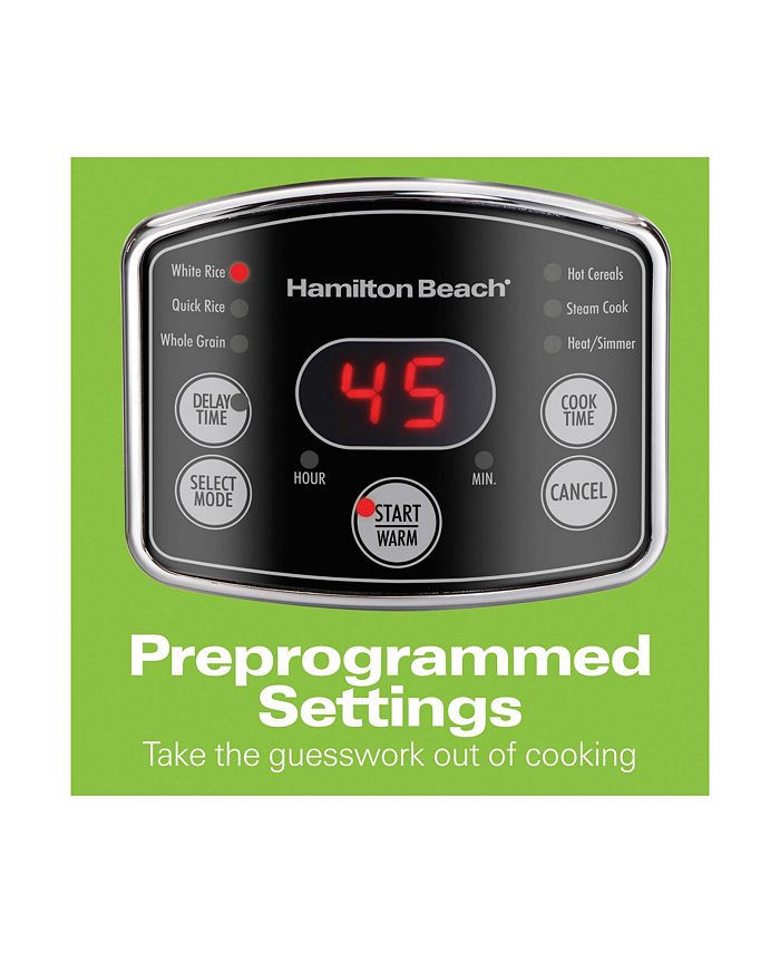 Hamilton Beach 4.5Qt. Rice/Hot Cereal Cooker Macy's