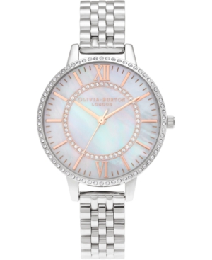 image of Olivia Burton Women-s Wonderland Stainless Steel Bracelet Watch 34mm